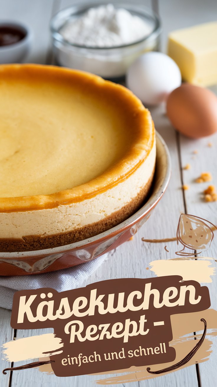 Käsekuchen – Klassisch, cremig & einfach