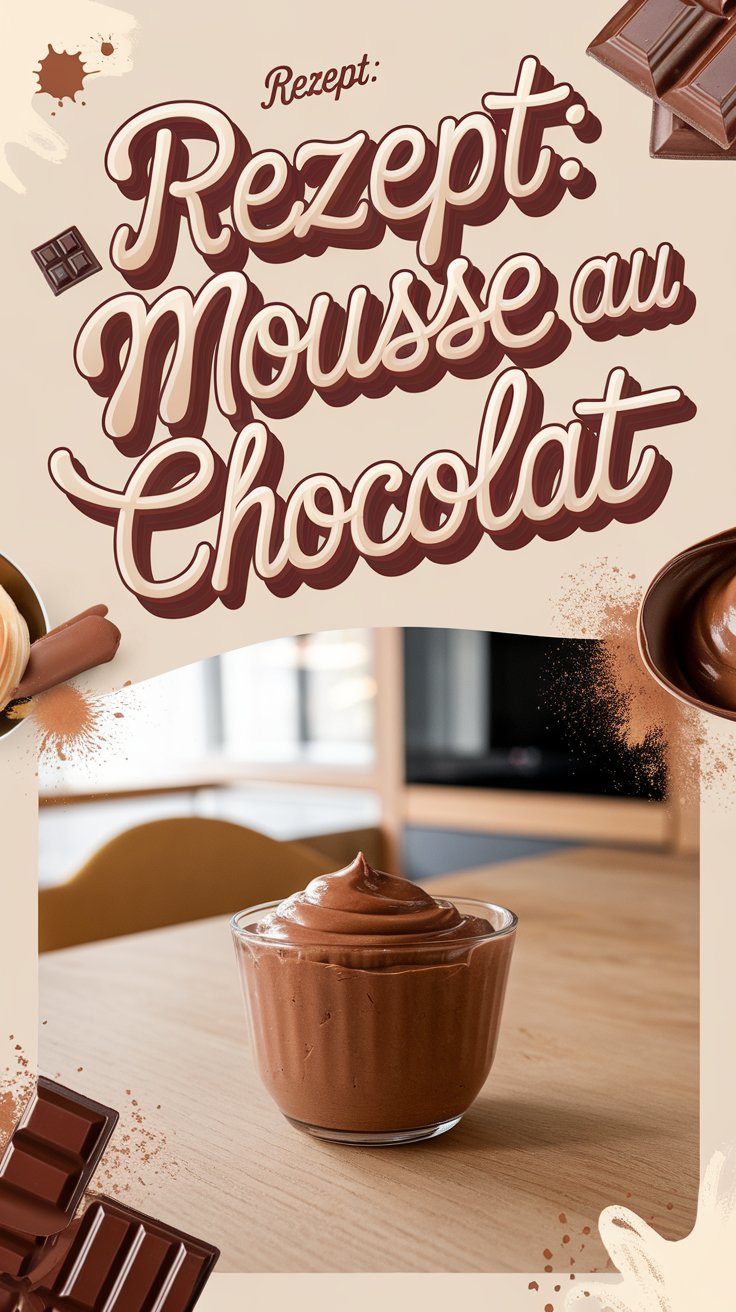Mousse au chocolat – Das himmlisch luftige Schokoladendessert