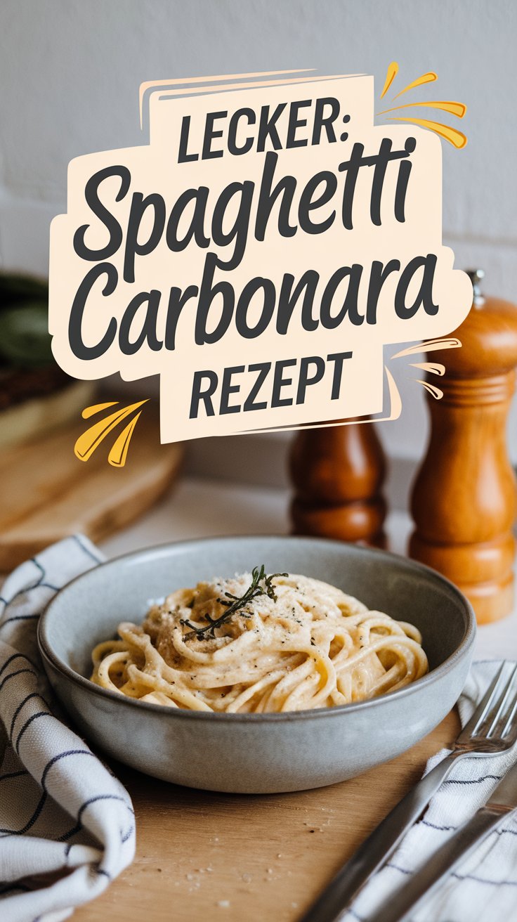 Spaghetti Carbonara – Klassisch, cremig & original