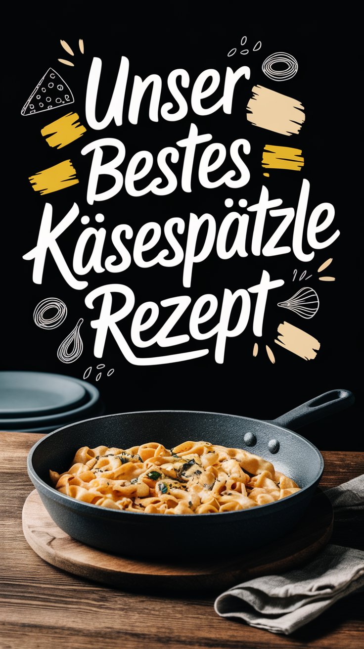Käsespätzle – herzhaft, käsig & einfach gut