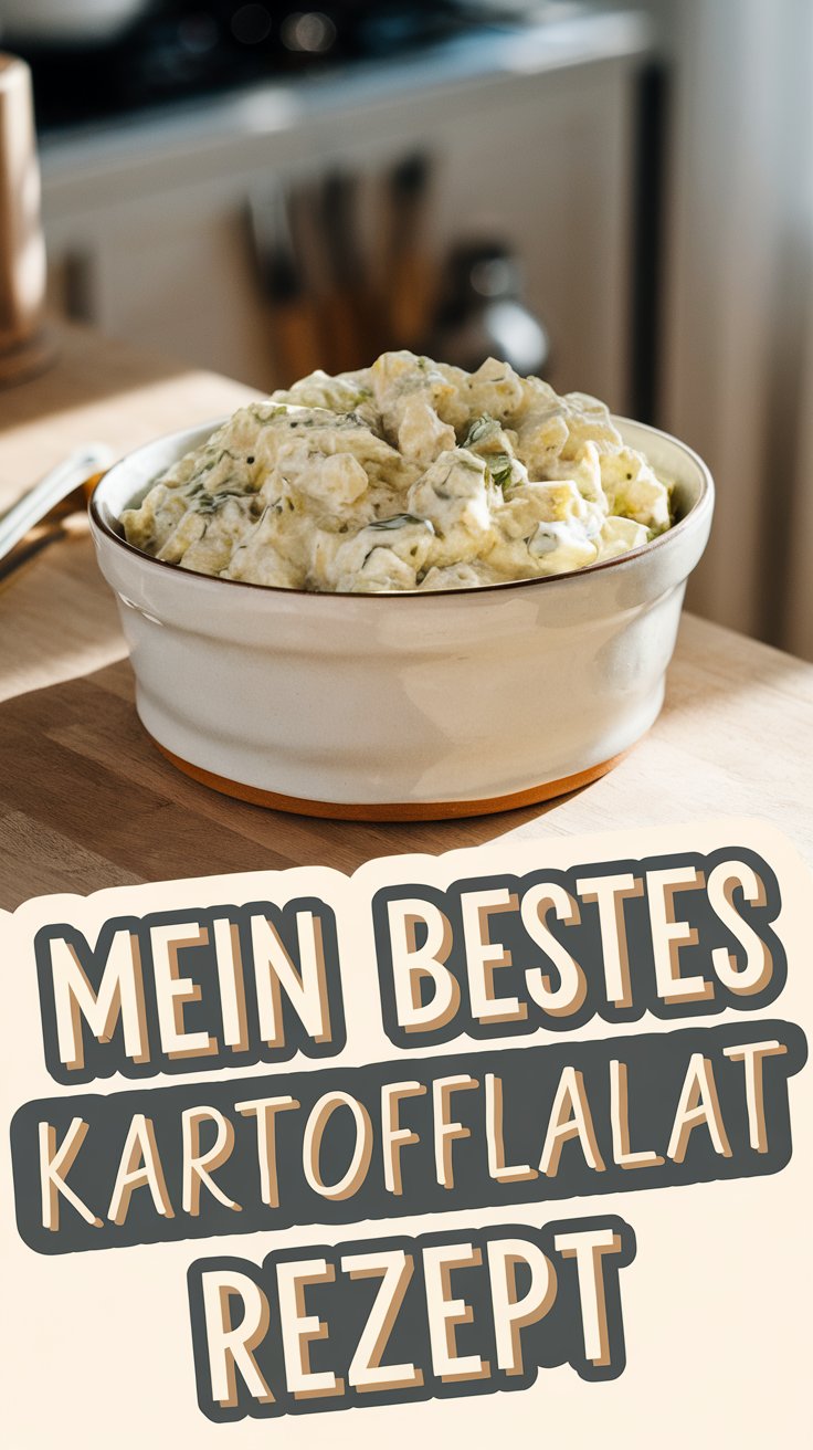Kartoffelsalat – klassisch mit Mayonnaise, cremig & würzig