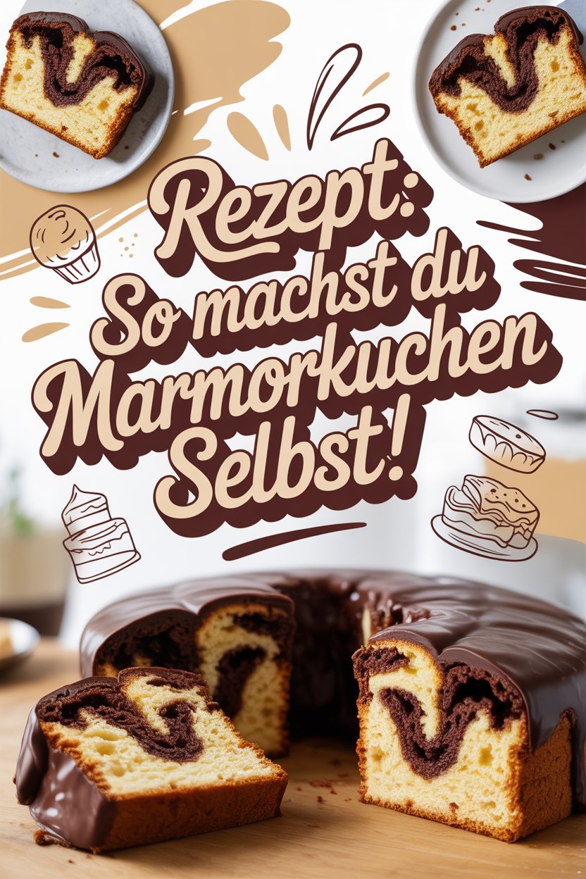 Marmorkuchen – saftig, locker & wunderbar schokoladig