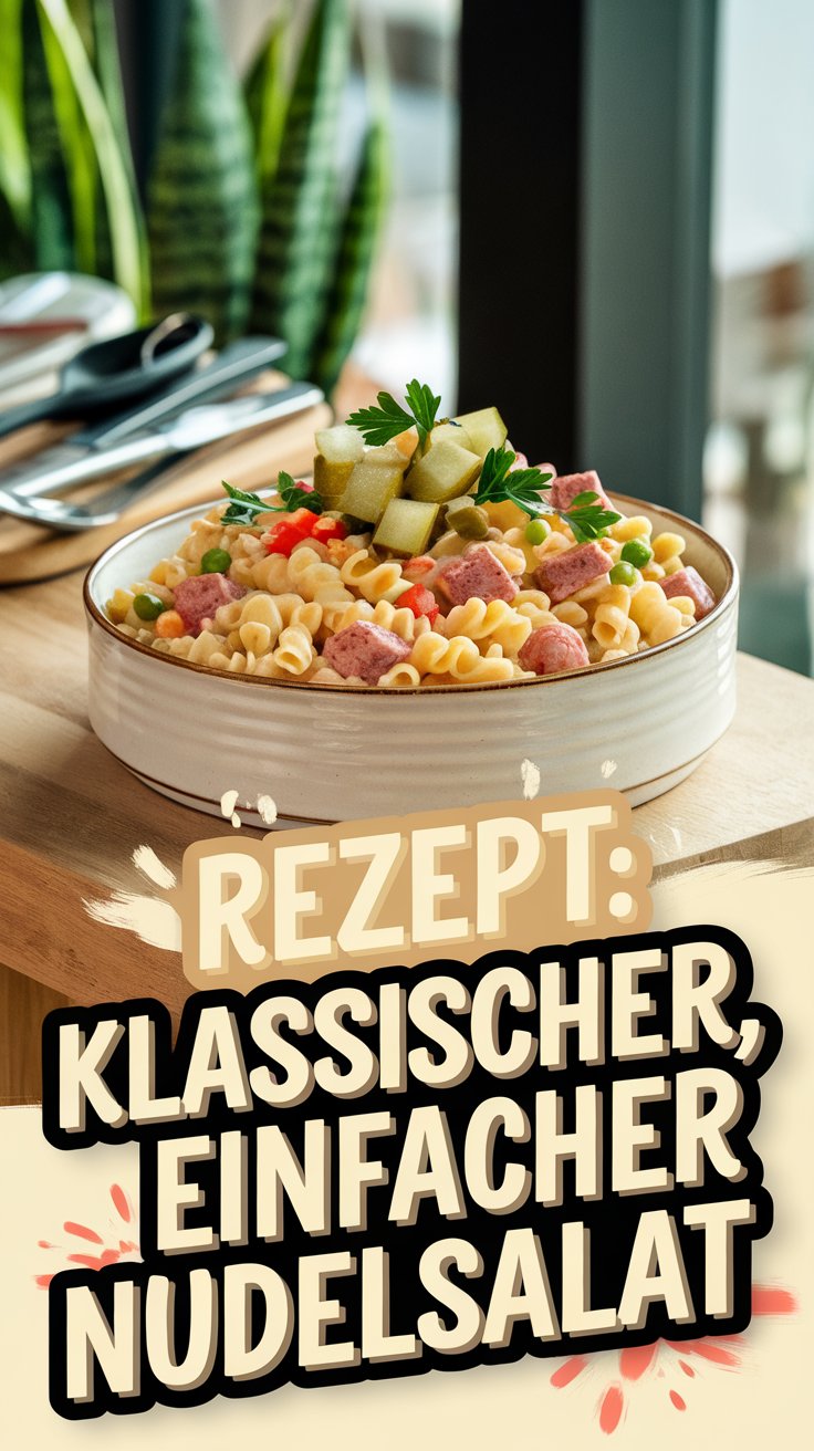 Nudelsalat – klassisch, cremig & einfach gemacht