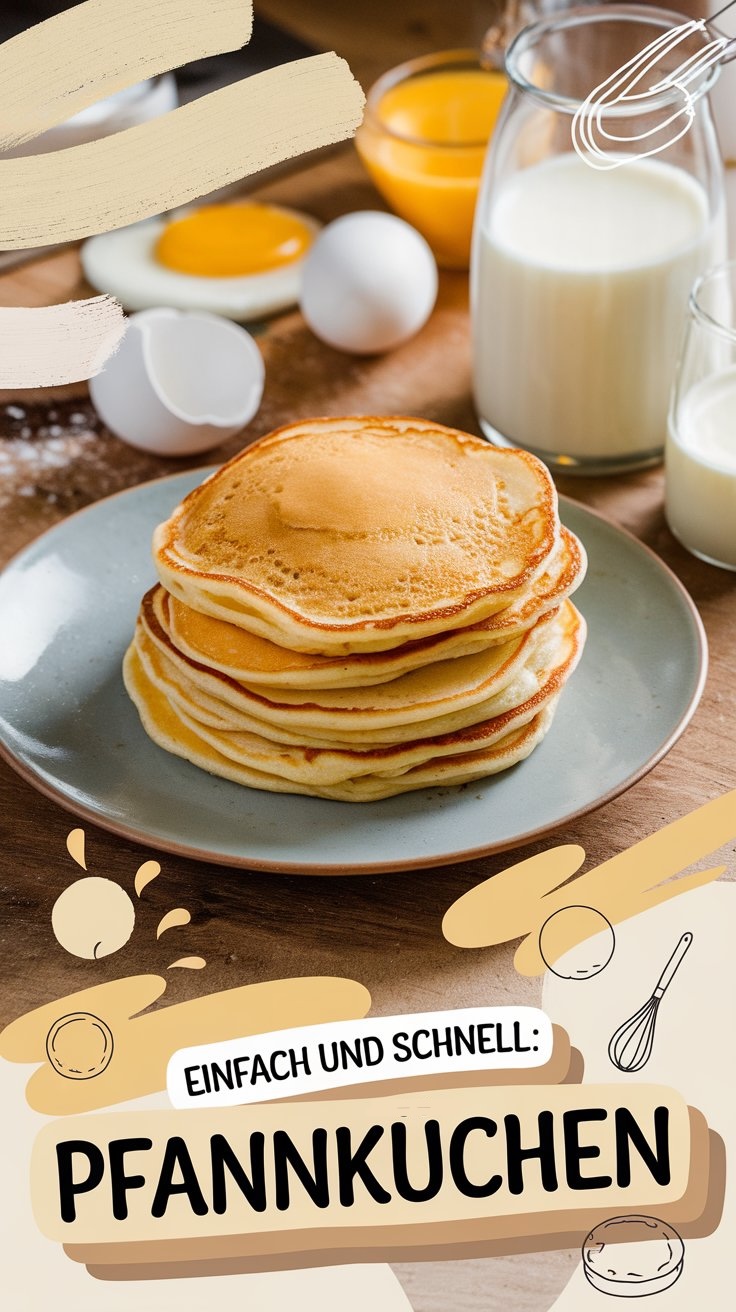 Pfannkuchen – einfach, goldgelb & herrlich fluffig
