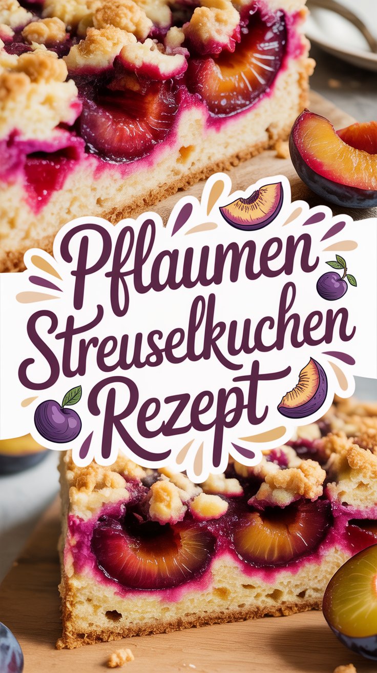 Pflaumen Streuselkuchen – fruchtig, saftig & mit knusprigen Streuseln