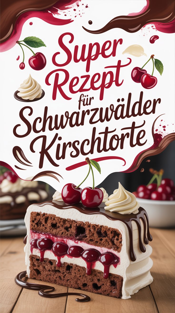 Schwarzwälder Kirschtorte – klassisch, saftig & unwiderstehlich cremig